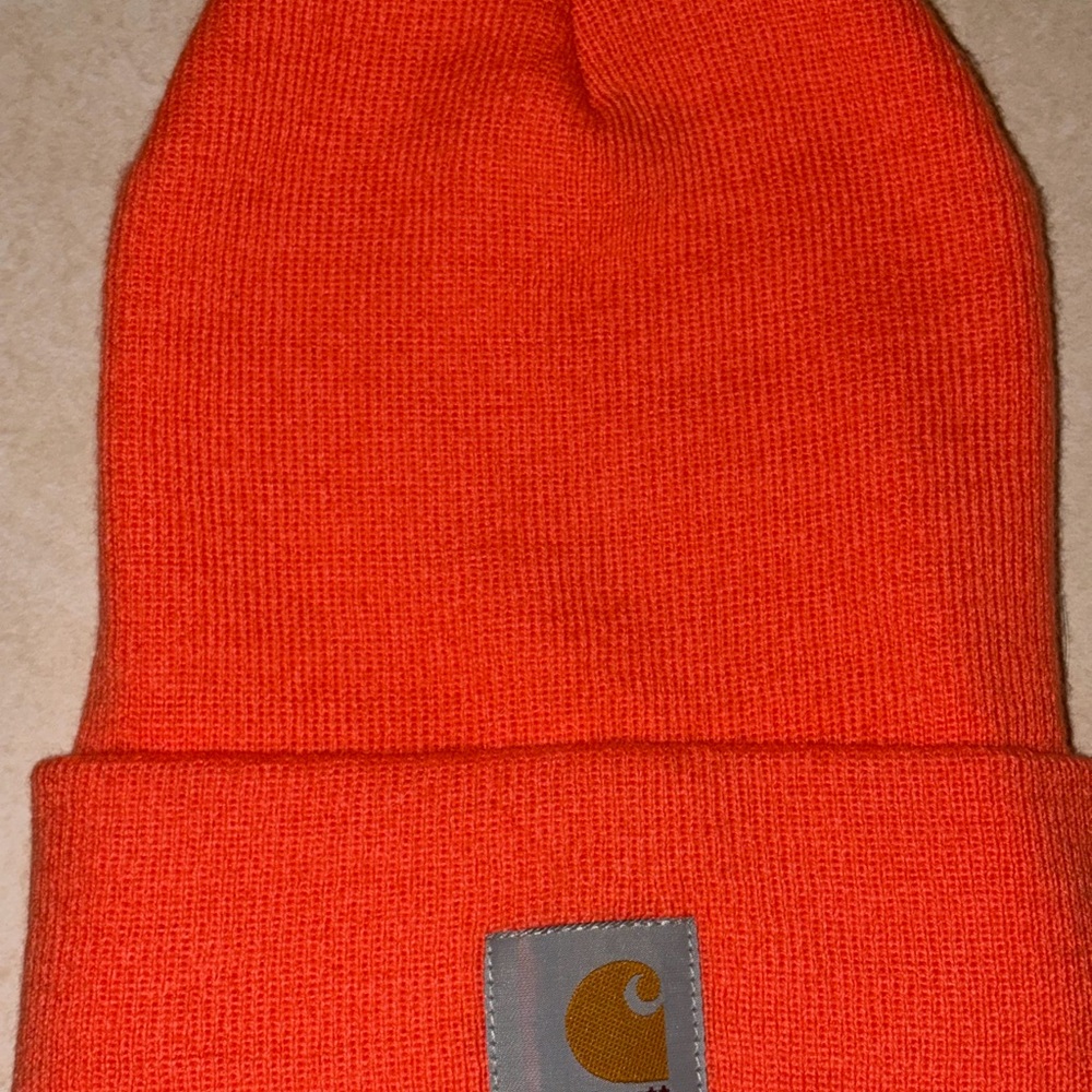 Carhartt Vibrant Orange Knit Hat